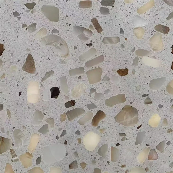 Vonkajšie podlahové dlaždice Terrazzo
